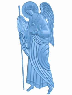 Icon of Archangel Gabriel T0007746 download free stl files 3d model for CNC wood carving