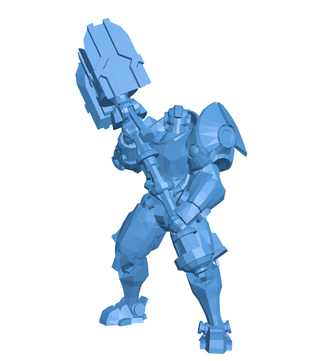 Jayce sentinel B010352 file Obj or Stl free download 3D Model for CNC and 3d printer