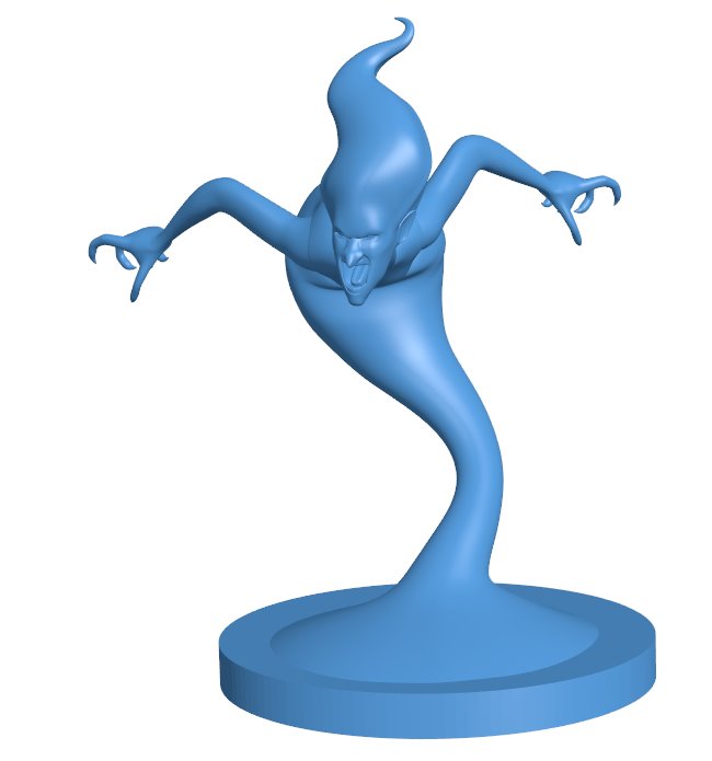 Lady Cyclone B010425 file Obj or Stl free download 3D Model for CNC and 3d printer