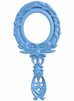 Mirror frame pattern T0007599 download free stl files 3d model for CNC wood carving