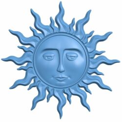 Pattern of the sun T0007453 download free stl files 3d model for CNC wood carving