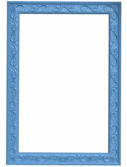 Picture frame or mirror T0007334 download free stl files 3d model for CNC wood carving