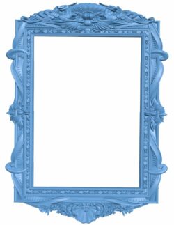 Picture frame or mirror T0007336 download free stl files 3d model for CNC wood carving