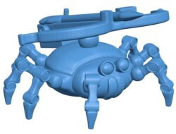 Robot – spider familiar B010441 file Obj or Stl free download 3D Model for CNC and 3d printer