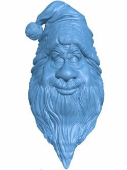 Santa Claus T0007733 download free stl files 3d model for CNC wood carving