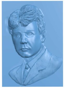 Sergey Yesenin T0007574 download free stl files 3d model for CNC wood carving
