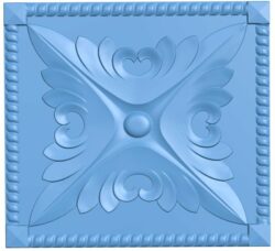 Square pattern T0007770 download free stl files 3d model for CNC wood carving