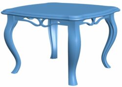 Table T0007657 download free stl files 3d model for CNC wood carving