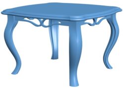 Table T0007657 download free stl files 3d model for CNC wood carving