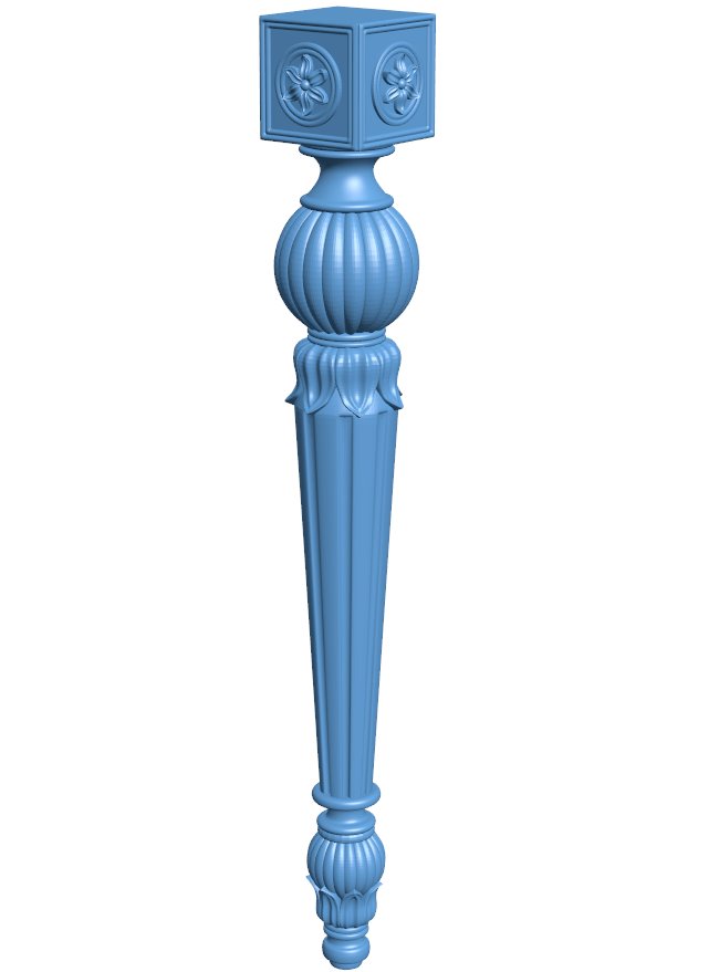 Table legs and chairs T0007293 download free stl files 3d model for CNC wood carving