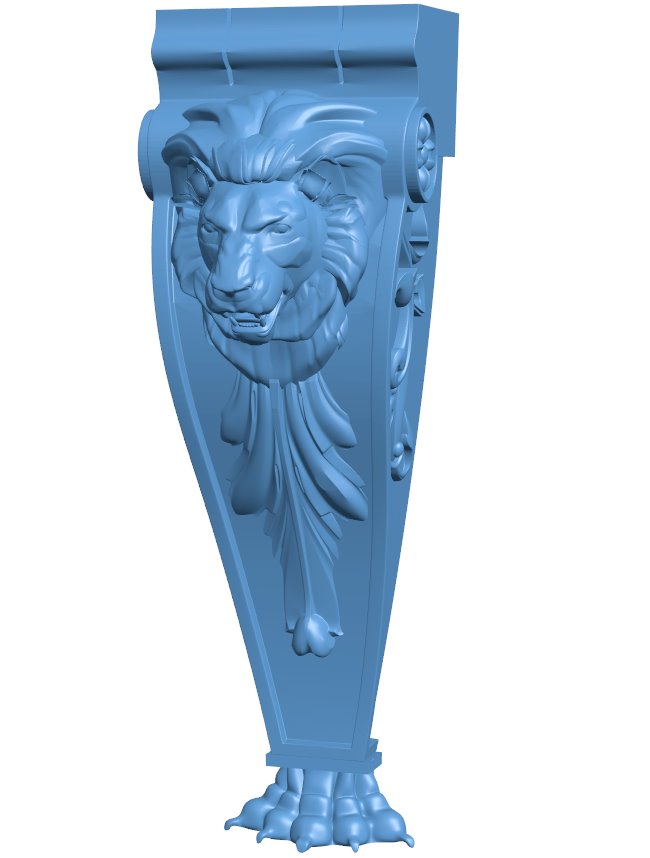 Top of the column T0007375 download free stl files 3d model for CNC wood carving