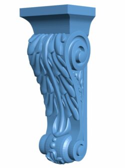 Top of the column T0007377 download free stl files 3d model for CNC wood carving