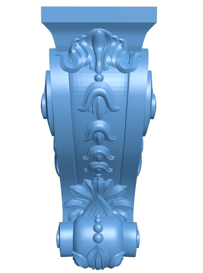 Top of the column T0007378 download free stl files 3d model for CNC wood carving