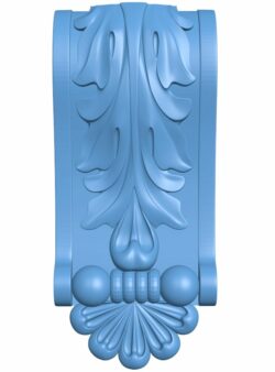 Top of the column T0007379 download free stl files 3d model for CNC wood carving