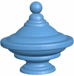 Top of the column T0007777 download free stl files 3d model for CNC wood carving