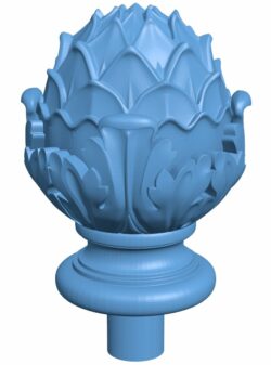 Top of the column T0007778 download free stl files 3d model for CNC wood carving