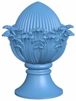 Top of the column T0007779 download free stl files 3d model for CNC wood carving