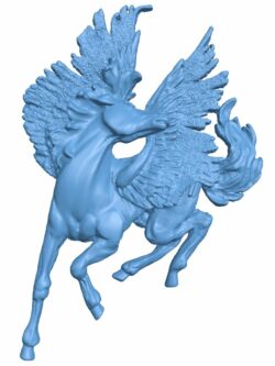 Unicorn T0007658 download free stl files 3d model for CNC wood carving