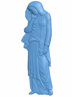 Virgin Mary T0007580 download free stl files 3d model for CNC wood carving