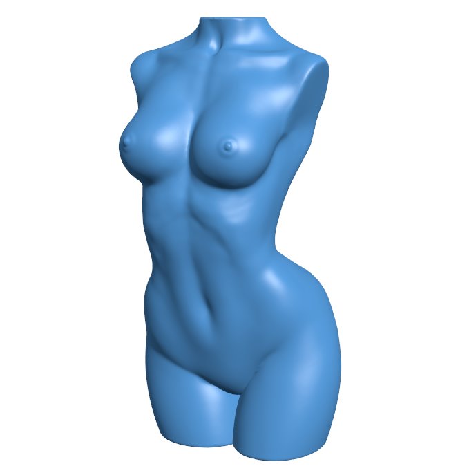 Woman B010474 file Obj or Stl free download 3D Model for CNC and 3d printer