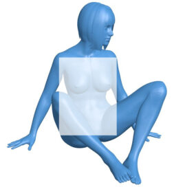 Women B010444 file Obj or Stl free download 3D Model for CNC and 3d printer