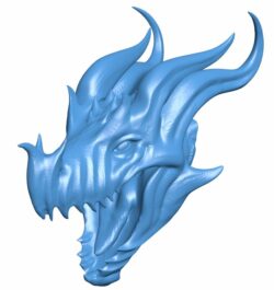 Ancient Flame Dragon B010524 file Obj or Stl free download 3D Model for CNC and 3d printer