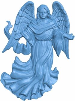 Angel T0008341 download free stl files 3d model for CNC wood carving