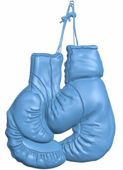 Boxing Gloves Hang T0008067 download free stl files 3d model for CNC wood carving