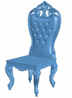 Chair T0008070 download free stl files 3d model for CNC wood carving