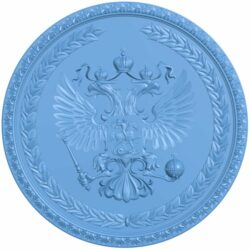 Coat of arms of Russia T0008110 download free stl files 3d model for CNC wood carving
