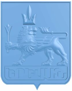 Coat of arms of Yerevan T0008113 download free stl files 3d model for CNC wood carving