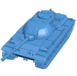Conqueror tank B010651 3d model file for 3d printer