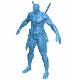 Deadpool – superman B010670 3d model file for 3d printer