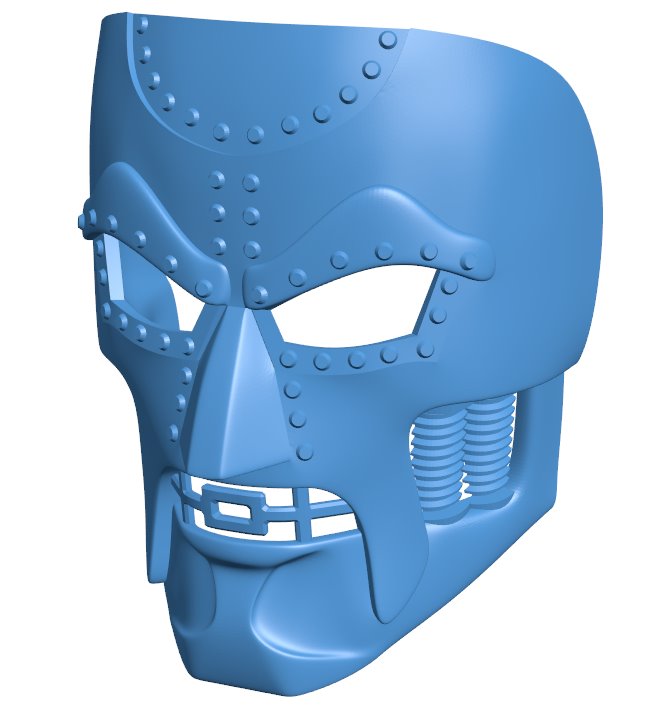 Doom mask B010597 3d model file for 3d printer