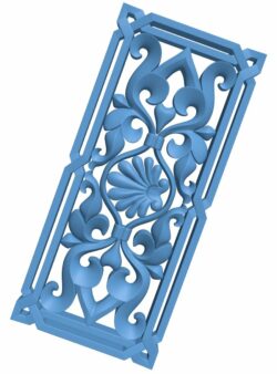 Door frame pattern T0007950 download free stl files 3d model for CNC wood carving