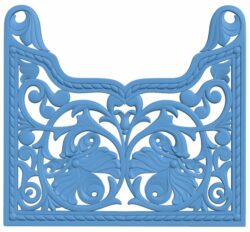 Door frame pattern T0008116 download free stl files 3d model for CNC wood carving