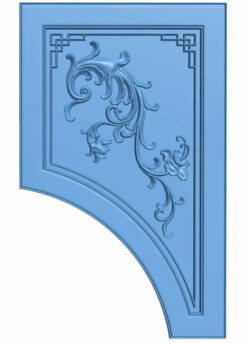 Door frame pattern T0008118 download free stl files 3d model for CNC wood carving
