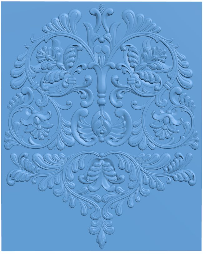 Door frame pattern T0008313 download free stl files 3d model for CNC wood carving