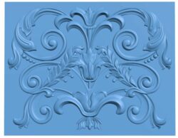 Door frame pattern T0008315 download free stl files 3d model for CNC wood carving