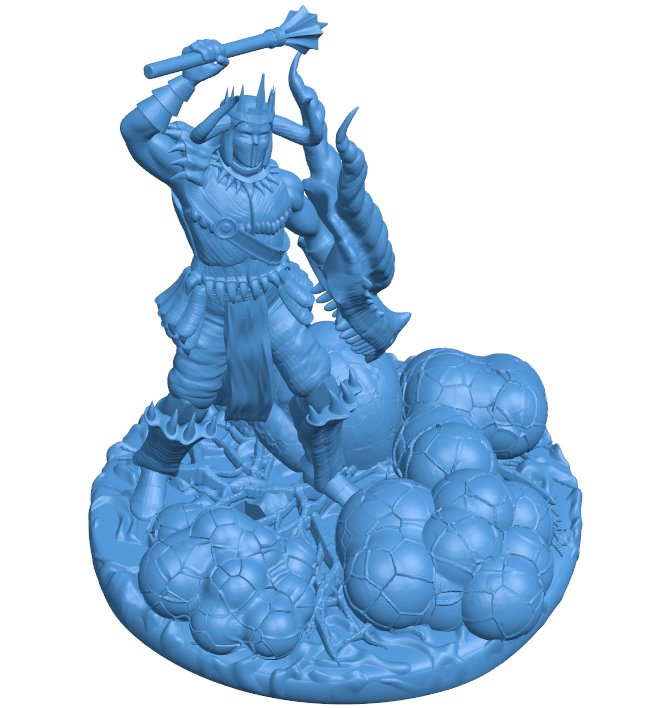 Dragon shield fighter B010644 3d model file for 3d printer