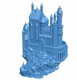 Fantasy Castle B010574 3d model file for 3d printer