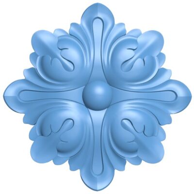 Flower pattern T0008233 download free stl files 3d model for CNC wood carving