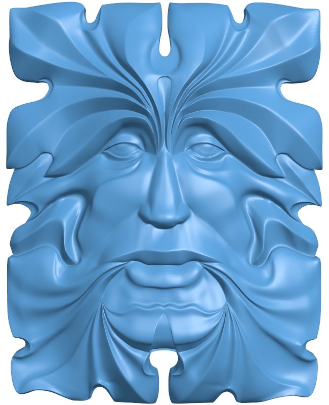 Human face pattern T0007908 download free stl files 3d model for CNC wood carving