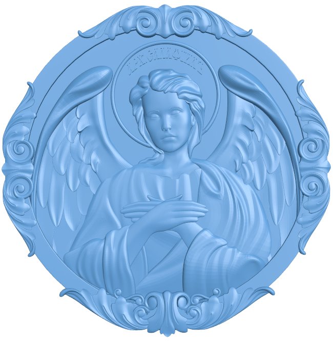 Icon of Archangel Michael T0007986 download free stl files 3d model for CNC wood carving