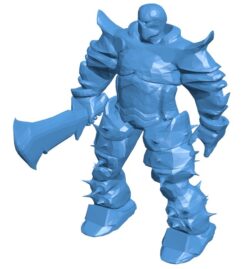 Iron Golem B010510 file Obj or Stl free download 3D Model for CNC and 3d printer