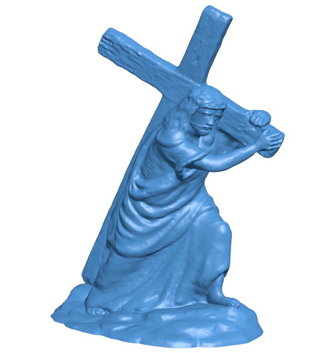 Jesus Cross B010622 3d model file for 3d printer