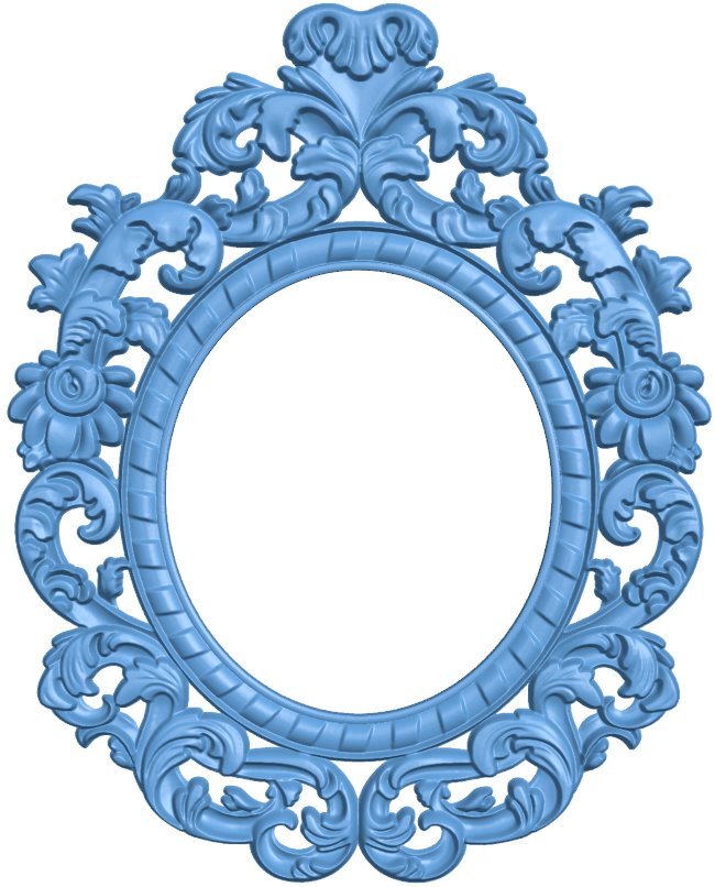 Mirror frame pattern T0007910 download free stl files 3d model for CNC wood carving