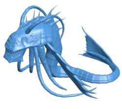 Monster larvae B010634 3d model file for 3d printer