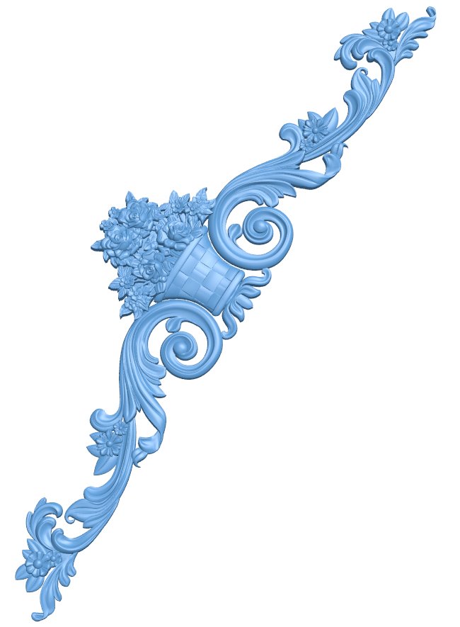 Pattern decor design T0008138 download free stl files 3d model for CNC wood carving