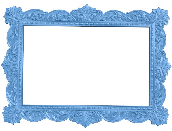 Picture frame or mirror T0007889 download free stl files 3d model for CNC wood carving